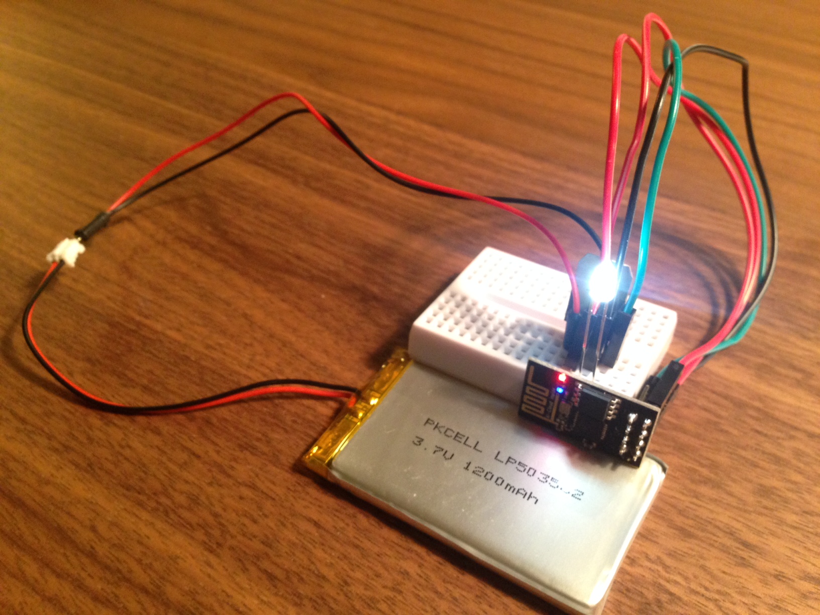 Wifi Connected LED using Guide.js